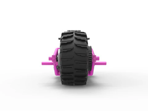 Top fuel Dirt dragster motorcycle Base Scale 1 to 25 3D Print Model