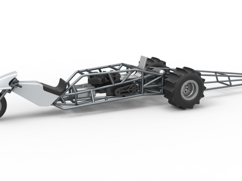 Top fuel Dirt dragster trike Sale 1 to 25 3D Print Model