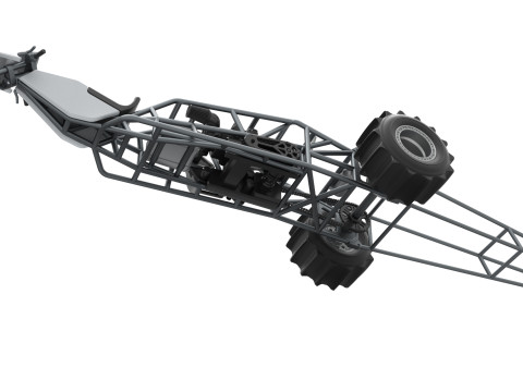 Top fuel Dirt dragster trike Sale 1 to 25 3D Принт Модель