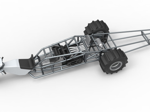 Top fuel Dirt dragster trike Sale 1 to 25 3D Принт Модель