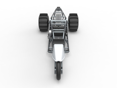 Top fuel Dirt dragster trike Sale 1 to 25 3D Принт Модель