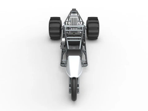 Top fuel Dirt dragster trike Sale 1 to 25 3D Print Model