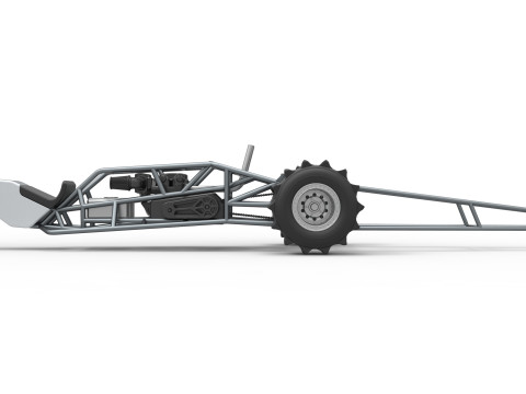 Top fuel Dirt dragster trike Sale 1 to 25 3D Принт Модель