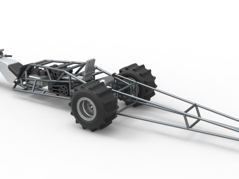 Top fuel Dirt dragster trike Sale 1 to 25 3D Принт Модель