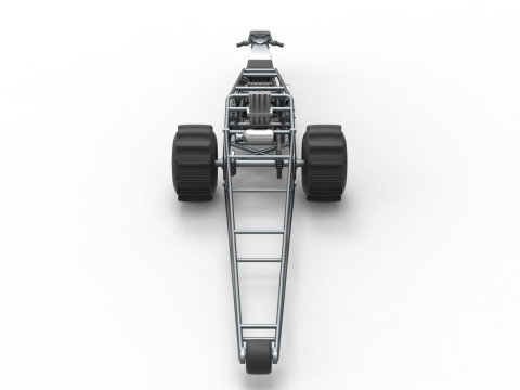 Top fuel Dirt dragster trike Sale 1 to 25 3D Принт Модель