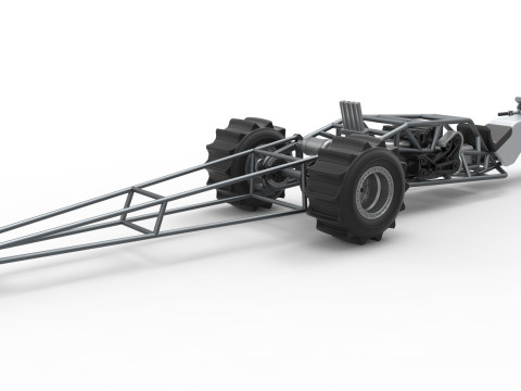 Top fuel Dirt dragster trike Sale 1 to 25 3D Принт Модель