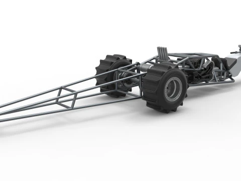Top fuel Dirt dragster trike Sale 1 to 25 3D Print Model
