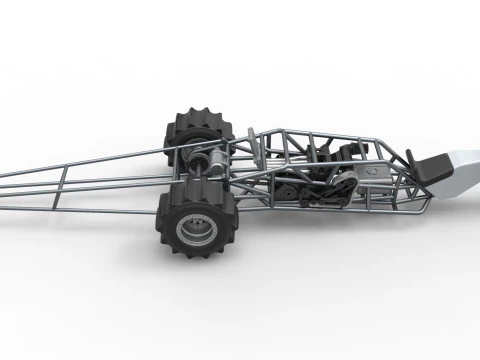 Top fuel Dirt dragster trike Sale 1 to 25 3D Print Model