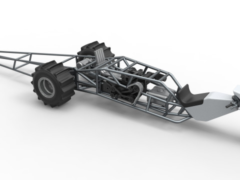 Top fuel Dirt dragster trike Sale 1 to 25 3D Принт Модель
