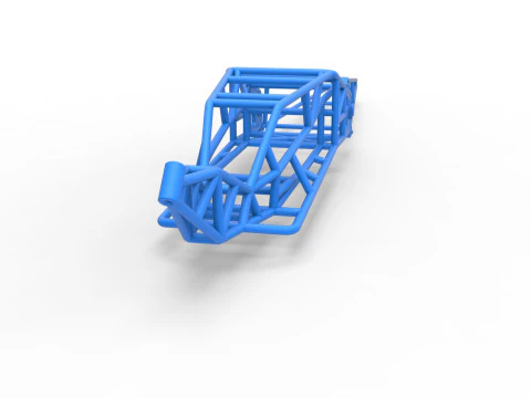 Frame of Top fuel Dirt dragster trike Sale 1 to 25 3D Print Model