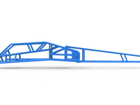 Frame of Top fuel Dirt dragster trike Sale 1 to 25 3D Print Model