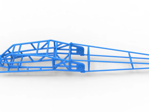 Frame of Top fuel Dirt dragster trike Sale 1 to 25 3D Print Model