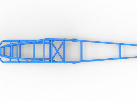 Frame of Top fuel Dirt dragster trike Sale 1 to 25 3D-Druckmodell