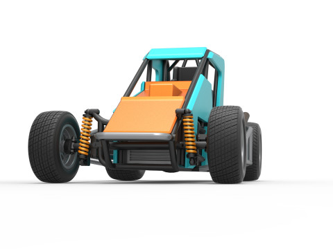 Midget car Scale 1 to 25 Modello di stampa 3D