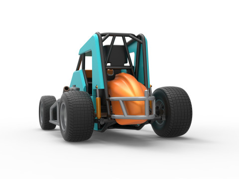Midget car Scale 1 to 25 Modello di stampa 3D