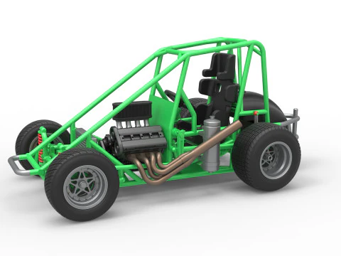 Базова шкала карликового автомобіля від 1 до 25 3D Принт Модель