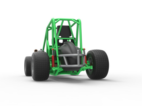 Midget car Base Scale 1 to 25 3D Print Model