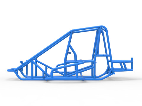 Frame of Midget car Scale 1 to 25 3D Print Model
