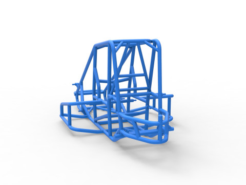Frame of Midget car Scale 1 to 25 3D Print Model