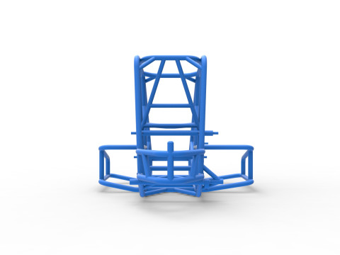 Frame of Midget car Scale 1 to 25 3D Print Model
