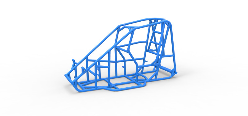 Frame of 600 Micro sprint car Scale 1 to 25 3D Принт Модель .c4d .max .obj .3ds .fbx .stl .blend 