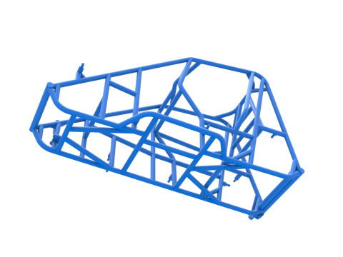Frame of 600 Micro sprint car Scale 1 to 25 3D Принт Модель