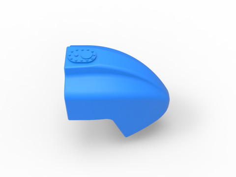 Tail tank of 600 Micro sprint car Scale 1 to 25 3D Принт Модель