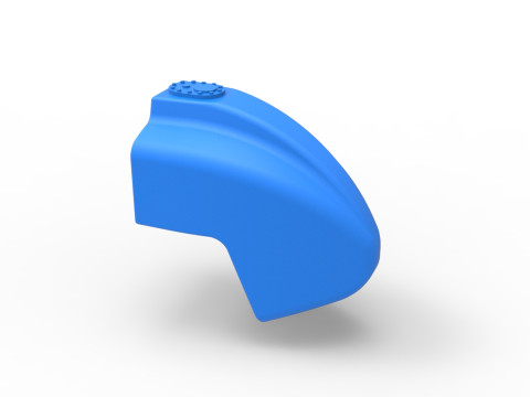Tail tank of 600 Micro sprint car Scale 1 to 25 3D Принт Модель