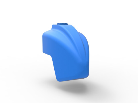 Tail tank of 600 Micro sprint car Scale 1 to 25 3D Принт Модель
