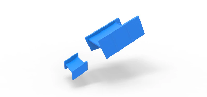 Wings of Sprint car Scale 1 to 25 3D Print Model .c4d .max .obj .3ds .fbx .stl .blend 