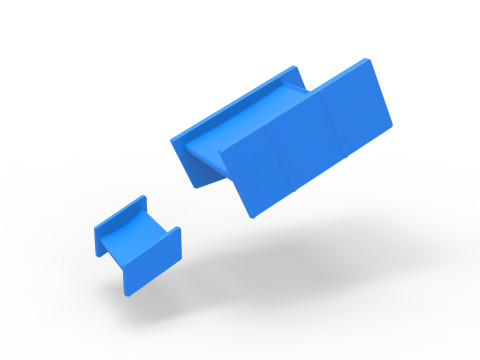 Wings of Sprint car Scale 1 to 25 3D-printmodel