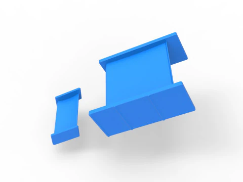 Wings of Sprint car Scale 1 to 25 3D Print Model