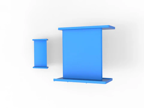 Wings of Sprint car Scale 1 to 25 3D Print Model