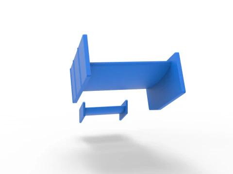 Wings of Sprint car Scale 1 to 25 3D Print Model