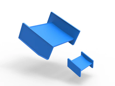 Wings of Sprint car Scale 1 to 25 3D Print Model