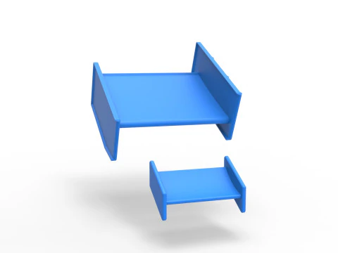 Wings of Sprint car Scale 1 to 25 3D Print Model
