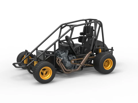 Base per auto 600 Micro Sprint, scala da 1 a 25 Modello di stampa 3D