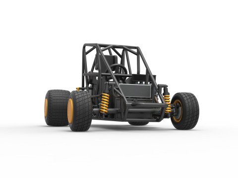 600 Micro sprint car Base Scale 1 to 25 3D Принт Модель