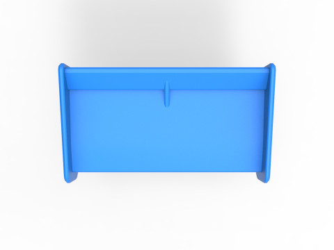 Wing of Supermodified front engine race car V2 Scale 1 to 25 Modèles 3D en vedette