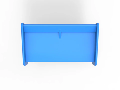 Wing of Supermodified front engine race car V2 Scale 1 to 25 3D Print Model