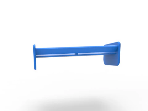 Wing of Supermodified front engine race car V2 Scale 1 to 25 3D Print Model