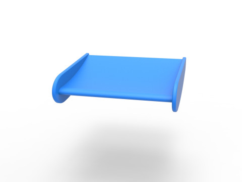 Wing of Vintage Asphalt Modified stock car Scale 1 to 25 3D Принт Модель