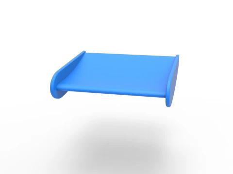 Wing of Vintage Asphalt Modified stock car Scale 1 to 25 3D Print Model