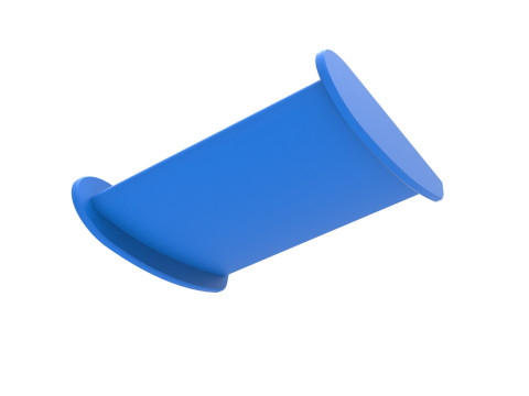 Wing of Vintage Asphalt Modified stock car Scale 1 to 25 3D Принт Модель