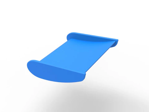 Wing of Vintage Asphalt Modified stock car Scale 1 to 25 3D Print Model