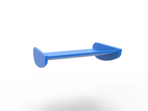 Wing of Vintage Asphalt Modified stock car Scale 1 to 25 3D Print Model