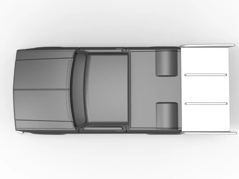 Shell of Dragster truck Scale 1 to 25 3D Print Model