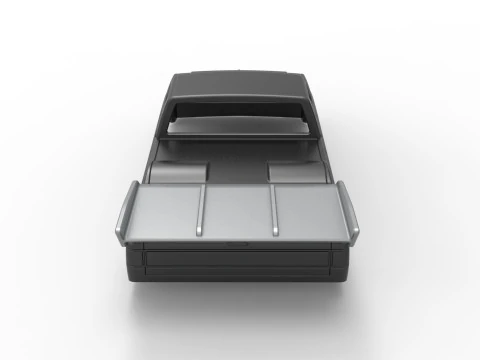 Shell of Dragster truck Scale 1 to 25 3D Print Model