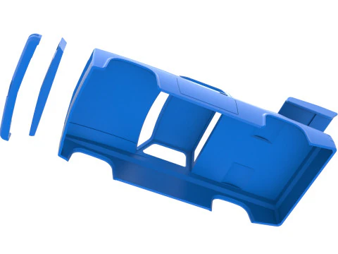 Shell of Dragster truck Scale 1 to 25 3D Print Model