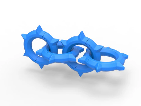 角色扮演链 29 3D 打印模型